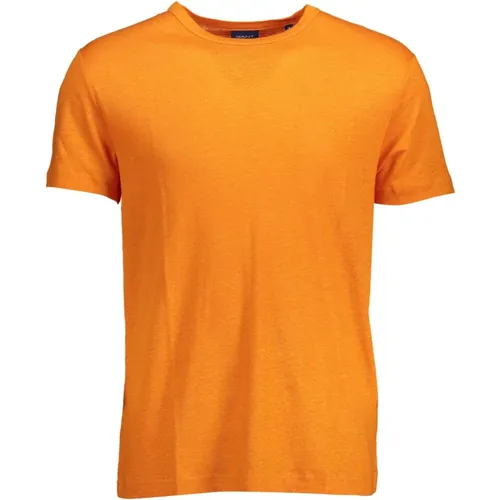 Gant - Tops > T-Shirts - Orange - Gant - Modalova