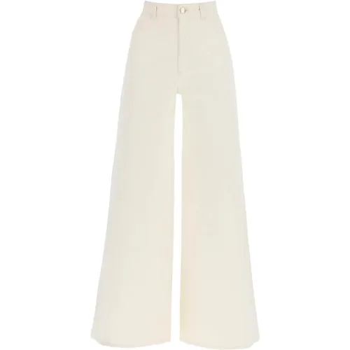 Trousers > Wide Trousers - - Chloé - Modalova