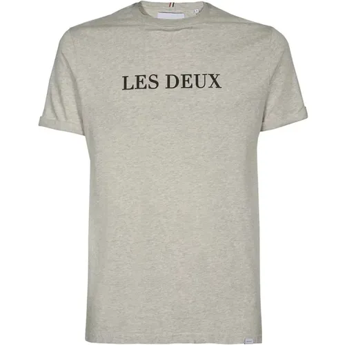 Les Deux - Tops > T-Shirts - Gray - Les Deux - Modalova