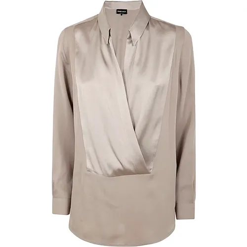 Blouses & Shirts > Shirts - - Giorgio Armani - Modalova