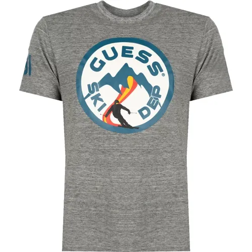 Guess - Tops > T-Shirts - Gray - Guess - Modalova