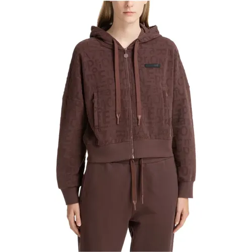 Sweatshirts & Hoodies > Zip-throughs - - Emporio Armani EA7 - Modalova