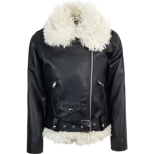 Jackets > Leather Jackets - - Aniye By - Modalova