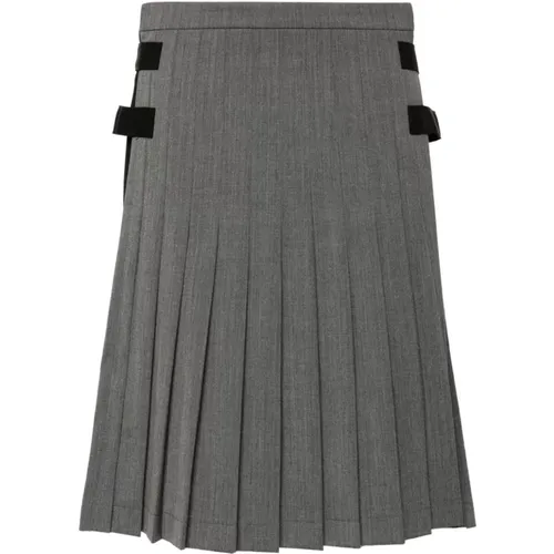 N21 - Skirts > Midi Skirts - Gray - N21 - Modalova