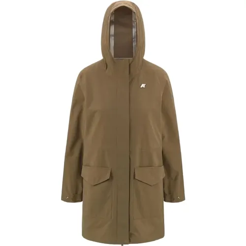 K-Way - Coats > Parkas - Brown - K-way - Modalova