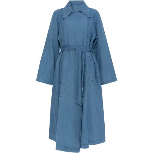 Coats > Belted Coats - - Emporio Armani - Modalova