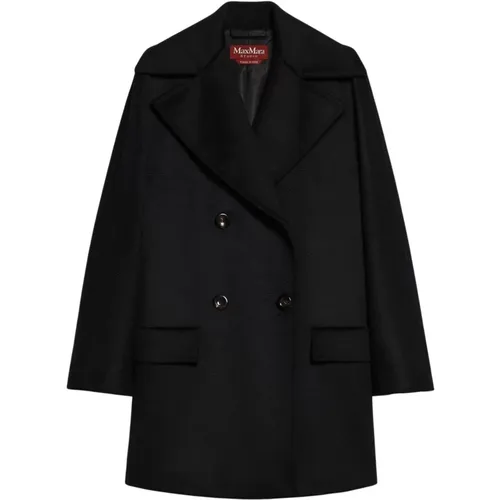 Coats > Double-Breasted Coats - - Max Mara Studio - Modalova