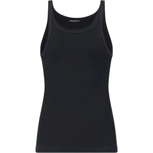 Tops > Sleeveless Tops - - Dolce & Gabbana - Modalova