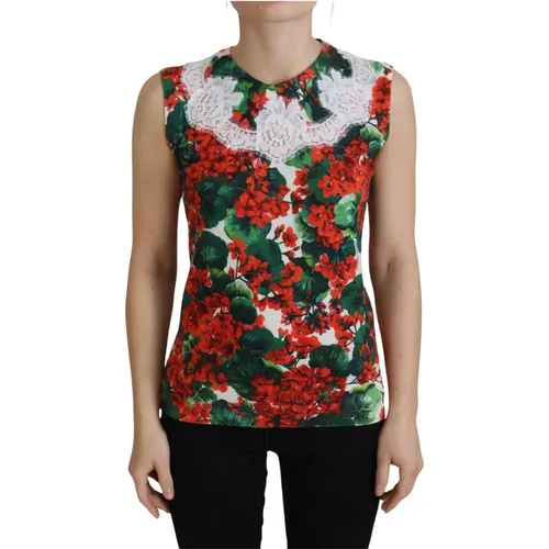 Tops > Sleeveless Tops - - Dolce & Gabbana - Modalova