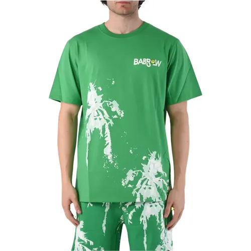Barrow - Tops > T-Shirts - Green - Barrow - Modalova