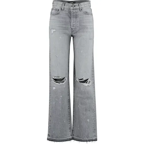 Amiri - Jeans > Wide Jeans - Gray - Amiri - Modalova