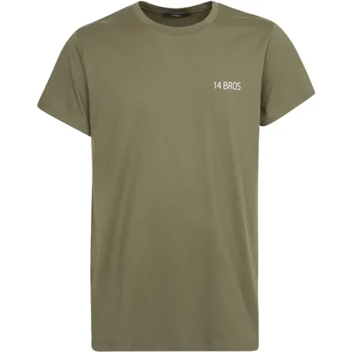 Bros - Tops > T-Shirts - Green - 14 Bros - Modalova
