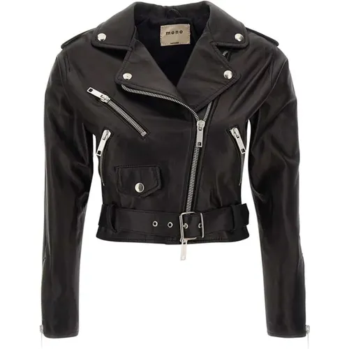 Jackets > Leather Jackets - - Mono - Modalova