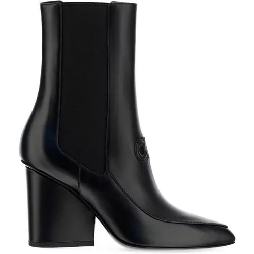 Shoes > Boots > Heeled Boots - - Salvatore Ferragamo - Modalova