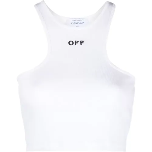 Off - Tops > Sleeveless Tops - - Off White - Modalova