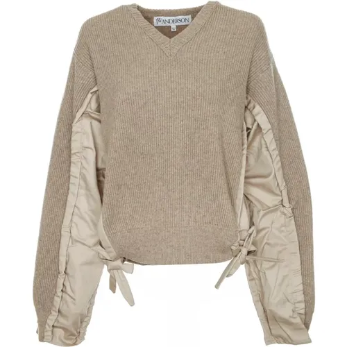 Knitwear > V-neck Knitwear - - JW Anderson - Modalova