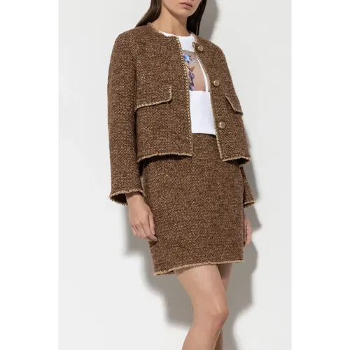 Jackets > Tweed Jackets - - LUISA CERANO - Modalova