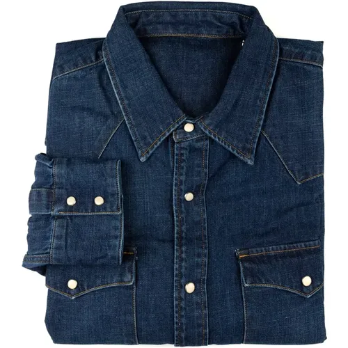 Shirts > Denim Shirts - - Tela Genova - Modalova