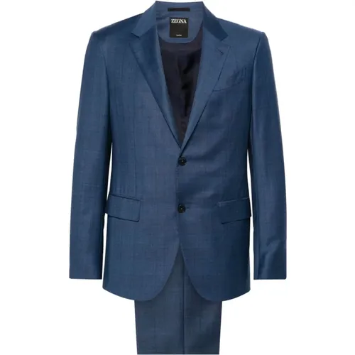 Suits > Suit Sets > Single Breasted Suits - - Ermenegildo Zegna - Modalova