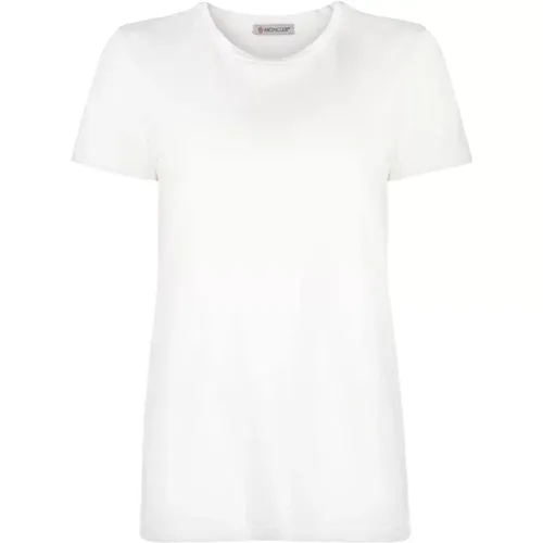 Moncler - Tops > T-Shirts - White - Moncler - Modalova