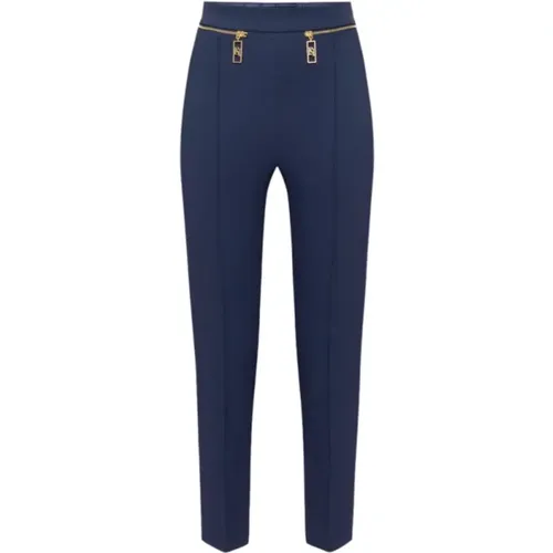 Trousers > Cropped Trousers - - Elisabetta Franchi - Modalova