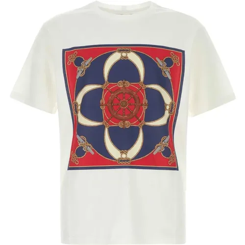 Bally - Tops > T-Shirts - White - Bally - Modalova