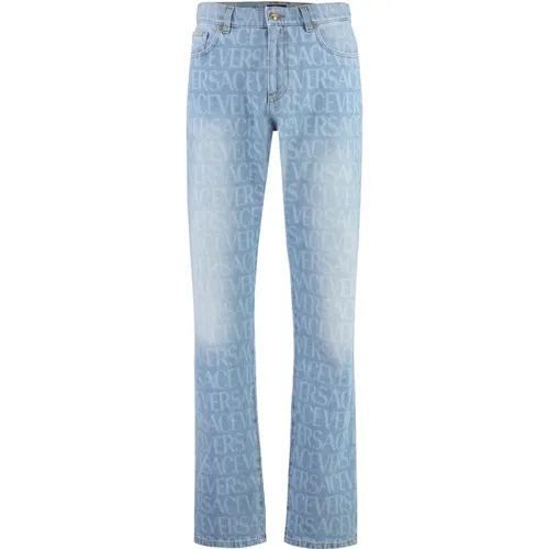 Jeans > Straight Jeans - - Versace - Modalova