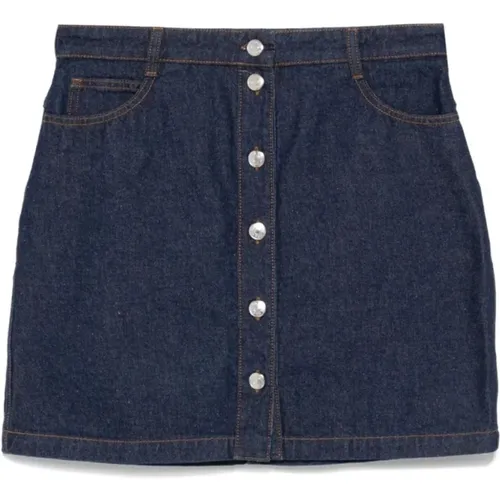 Skirts > Denim Skirts - - Maison Kitsuné - Modalova