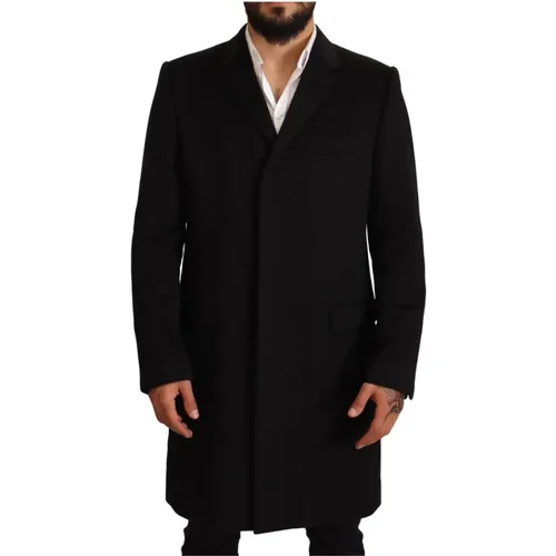 Coats > Single-Breasted Coats - - Dolce & Gabbana - Modalova
