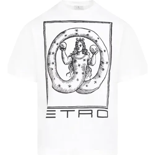 Etro - Tops > T-Shirts - White - ETRO - Modalova