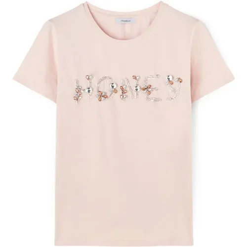 Motivi - Tops > T-Shirts - Pink - Motivi - Modalova