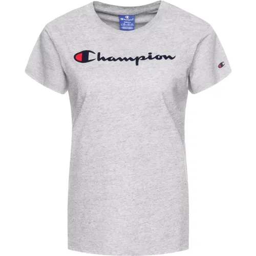 Champion - Tops > T-Shirts - Gray - Champion - Modalova