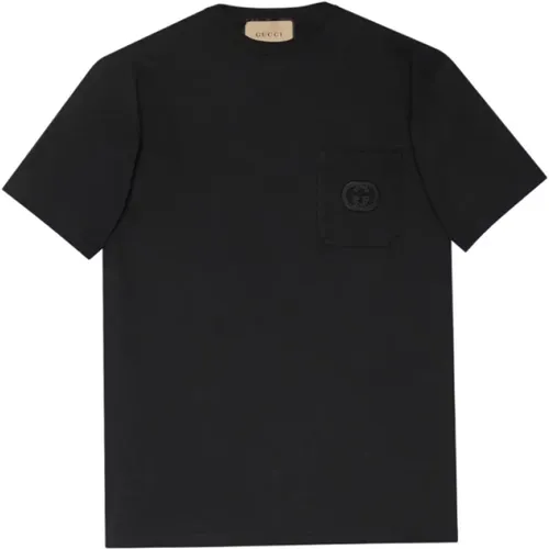 Gucci - Tops > T-Shirts - Black - Gucci - Modalova