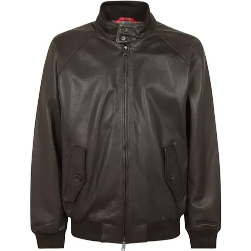 Jackets > Leather Jackets - - Baracuta - Modalova