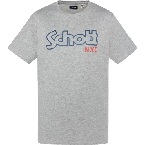 Tops > T-Shirts - - Schott NYC - Modalova