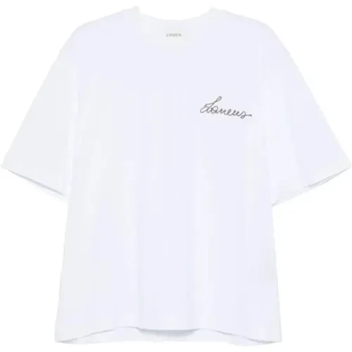 Laneus - Tops > T-Shirts - White - Laneus - Modalova