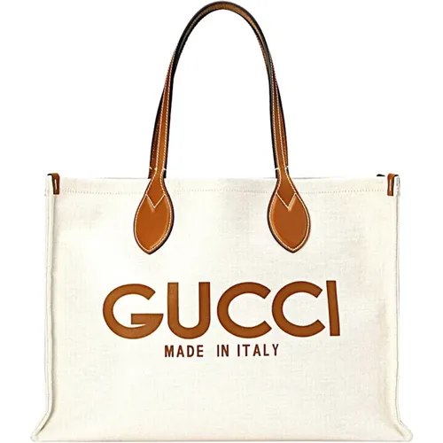 Gucci - Bags > Tote Bags - Beige - Gucci - Modalova