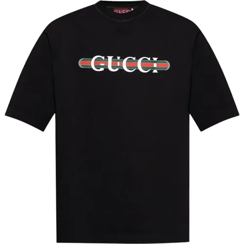 Gucci - Tops > T-Shirts - Black - Gucci - Modalova