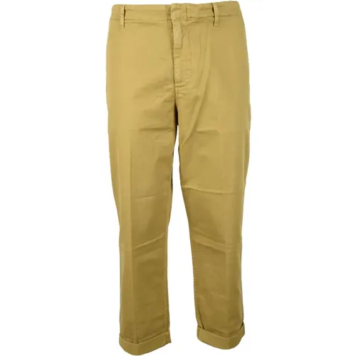 Trousers > Straight Trousers - - Dondup - Modalova