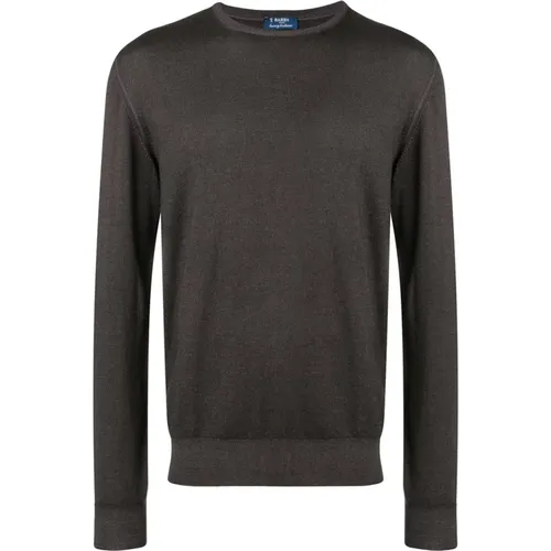 Knitwear > Round-neck Knitwear - - Barba - Modalova