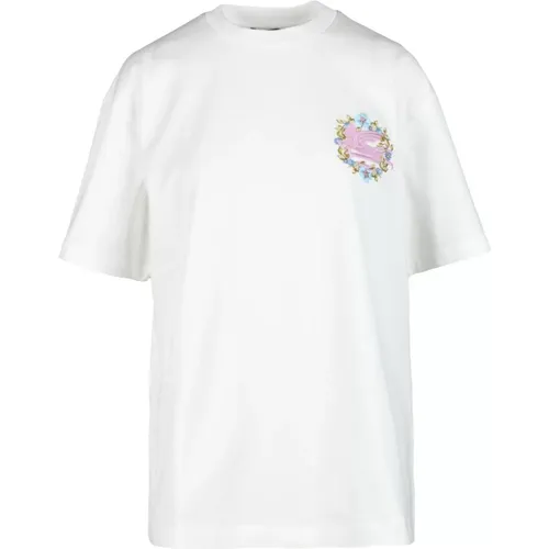 Etro - Tops > T-Shirts - White - ETRO - Modalova