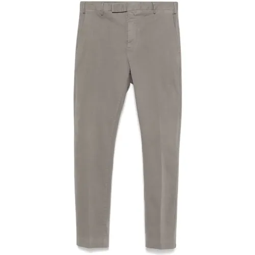 Pt01 - Trousers > Chinos - Gray - Pt01 - Modalova