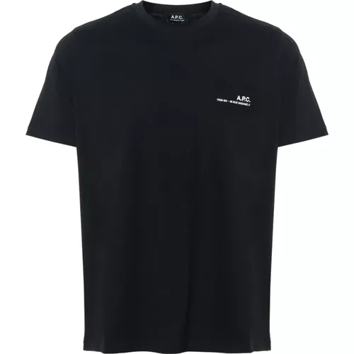 A.p.c. - Tops > T-Shirts - Black - A.p.c. - Modalova