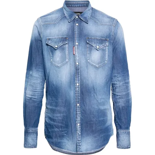 Shirts > Denim Shirts - - Dsquared2 - Modalova