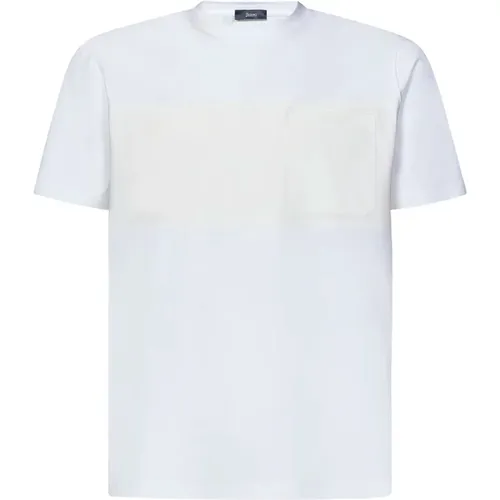 Herno - Tops > T-Shirts - White - Herno - Modalova