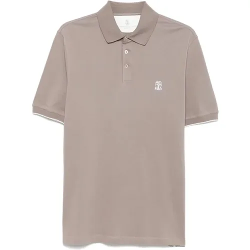 Tops > Polo Shirts - - BRUNELLO CUCINELLI - Modalova