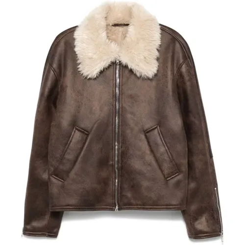 Jackets > Faux Fur & Shearling Jackets - - Séfr - Modalova