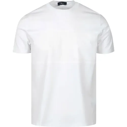 Herno - Tops > T-Shirts - White - Herno - Modalova