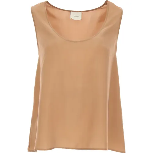 Tops > Sleeveless Tops - - Alysi - Modalova