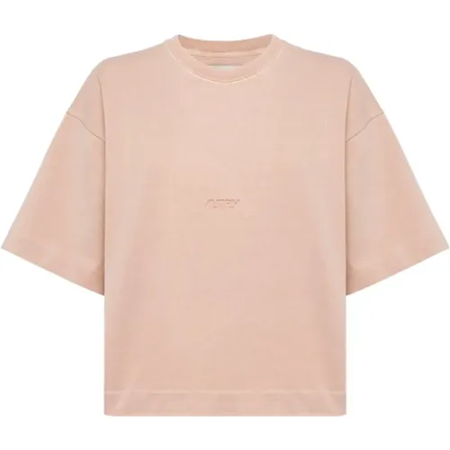 Autry - Tops > T-Shirts - Pink - Autry - Modalova